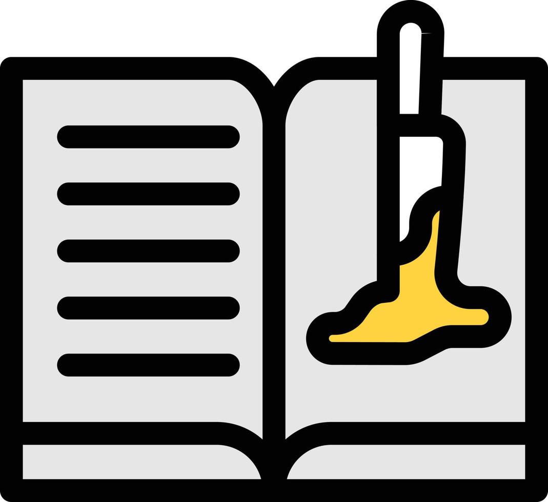 ilustração em vetor livro ciência em símbolos de qualidade background.premium. ícones vetoriais para conceito e design gráfico.