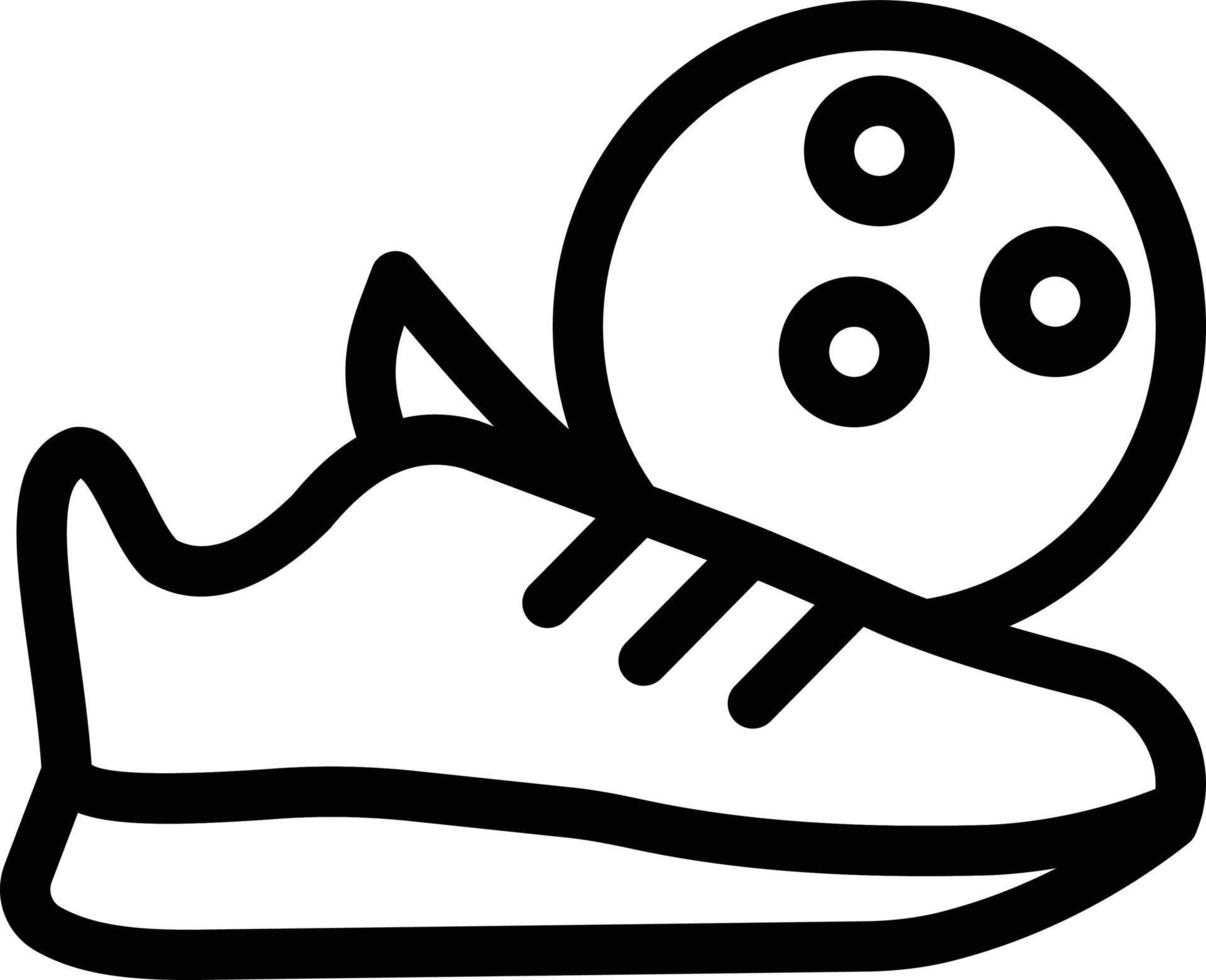 ilustração vetorial de sapato em símbolos de qualidade background.premium. ícones vetoriais para conceito e design gráfico. vetor
