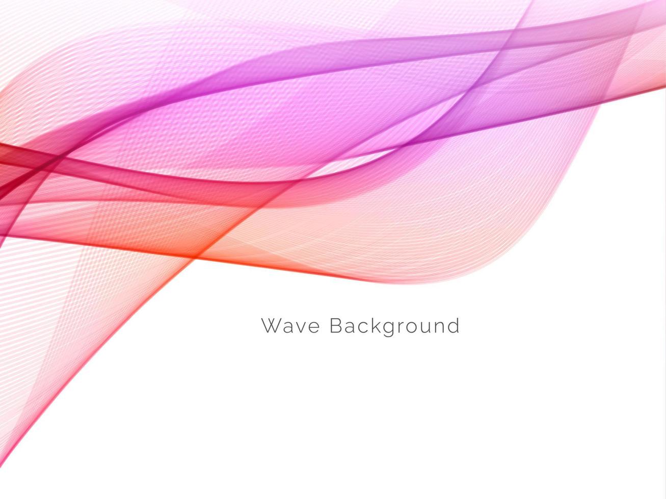 fundo abstrato colorido do estilo da onda de movimento vetor