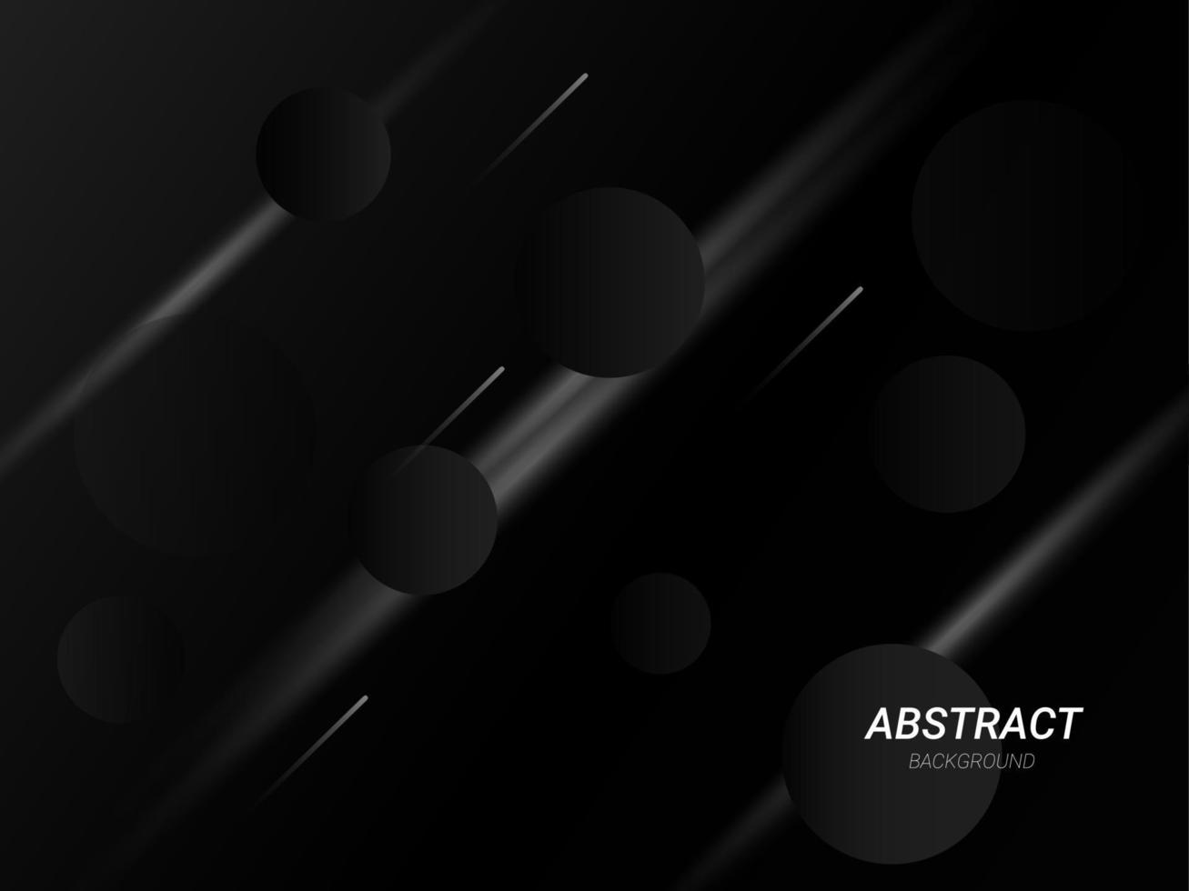 fundo preto geométrico escuro abstrato padrão de design elegante vetor