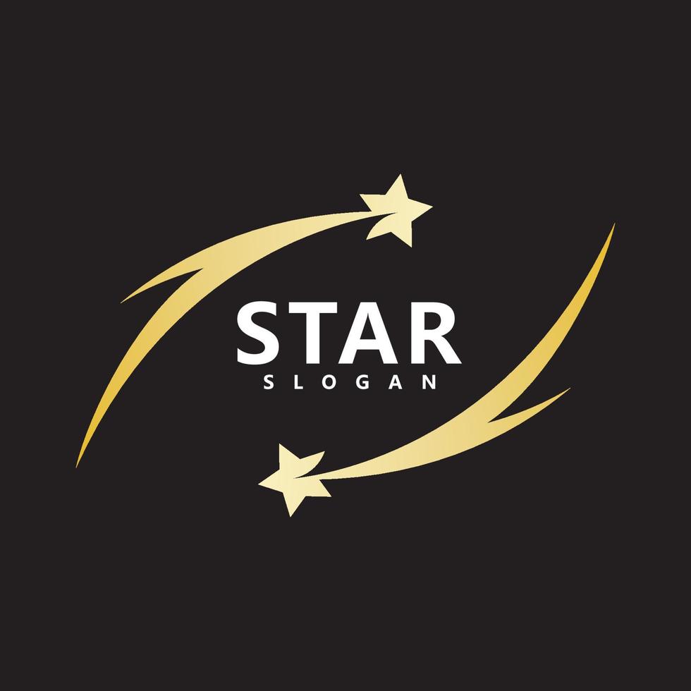 modelo de design de logotipo de estrela, design de ilustração vetorial de logotipo de estrela rápida vetor