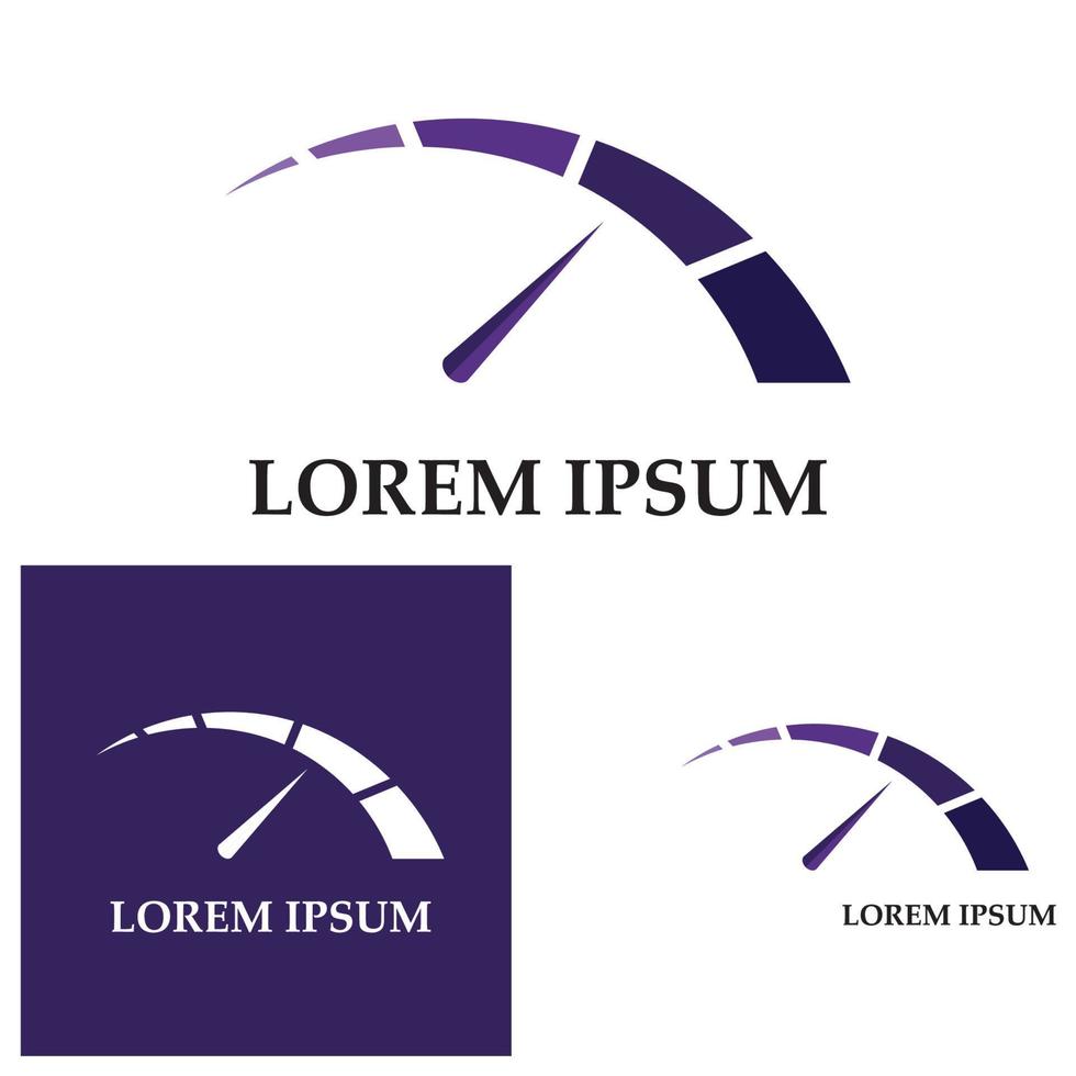 modelo de ilustração de design gráfico de vetor de velocímetro
