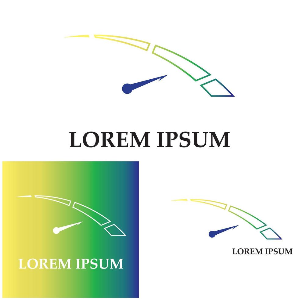 modelo de ilustração de design gráfico de vetor de velocímetro