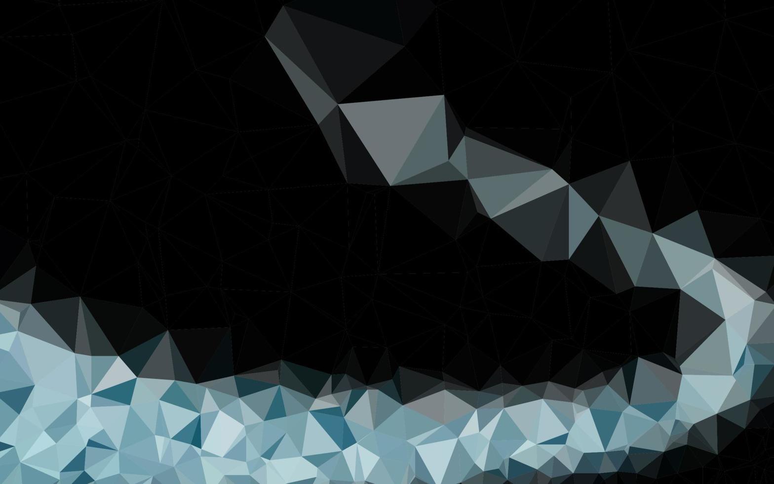 textura de triângulo embaçada vector azul escuro.