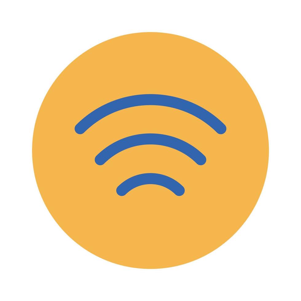 ícone de vetor de sinal wifi que é adequado para trabalho comercial e facilmente modificá-lo ou editá-lo
