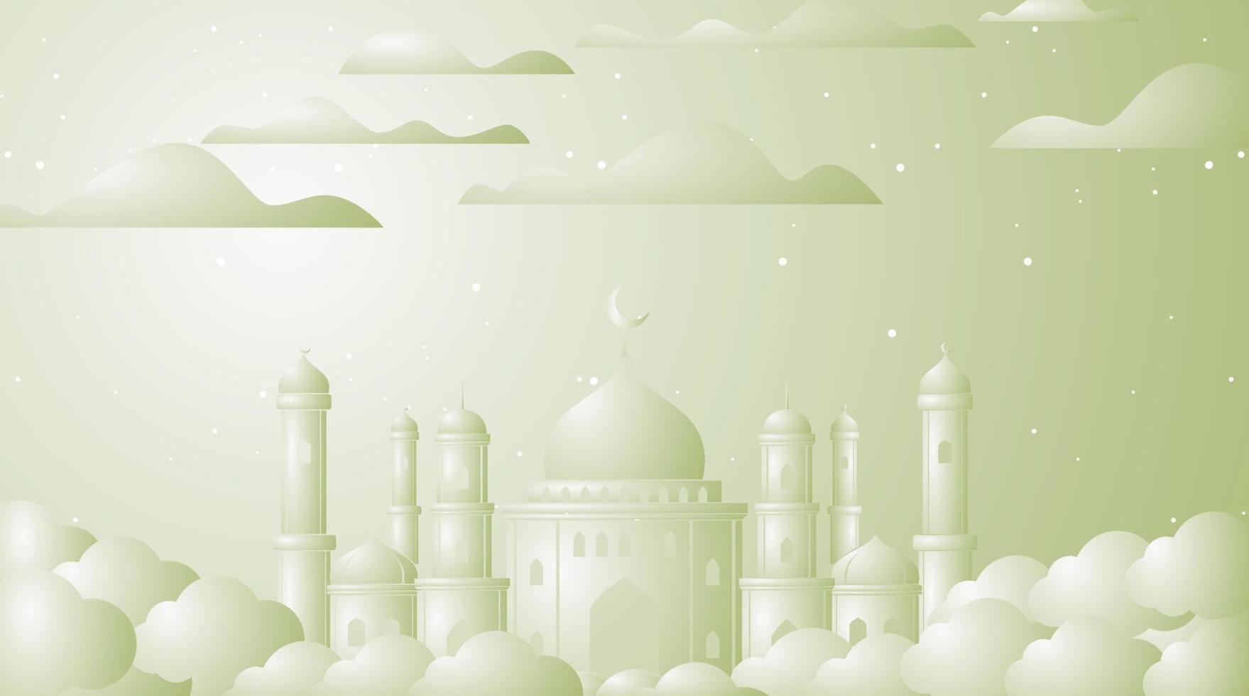 projeto de fundo islâmico. fundo do Ramadã. fundo de eid mubarak vetor