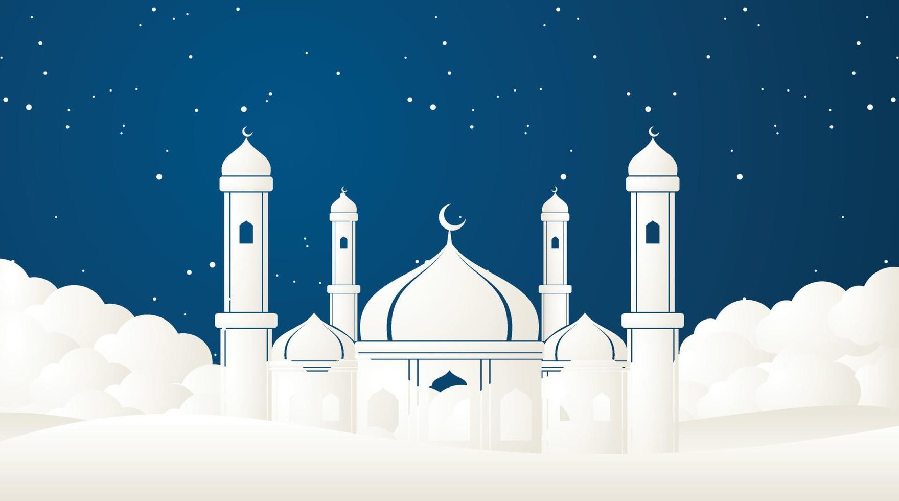 projeto de fundo islâmico. fundo do Ramadã. fundo de eid mubarak vetor