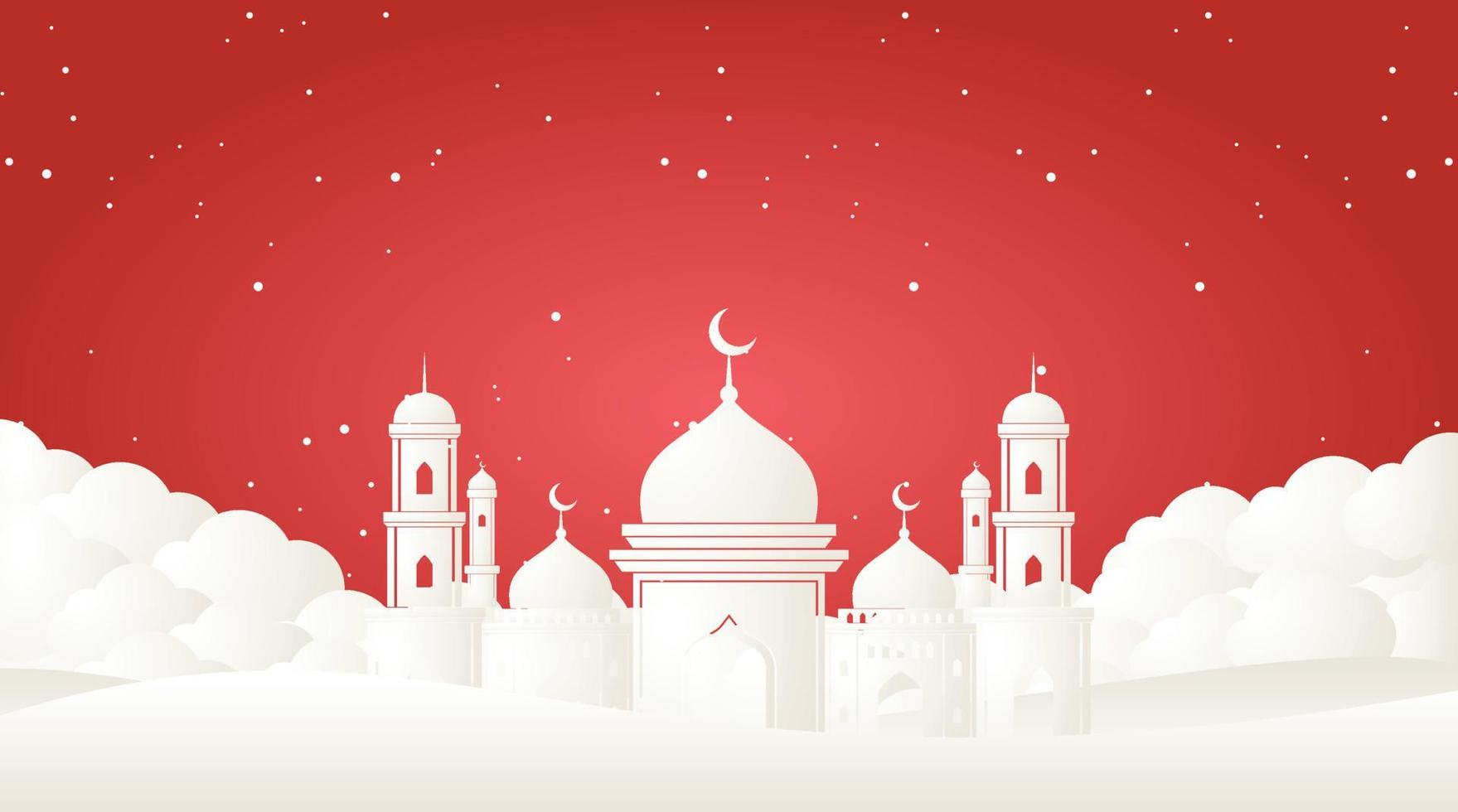 projeto de fundo islâmico. fundo do Ramadã. fundo de eid mubarak vetor