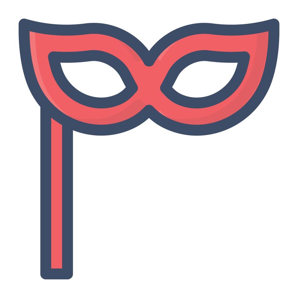 ilustração vetorial de máscara de carnaval em símbolos de qualidade background.premium. ícones vetoriais para conceito e design gráfico. vetor