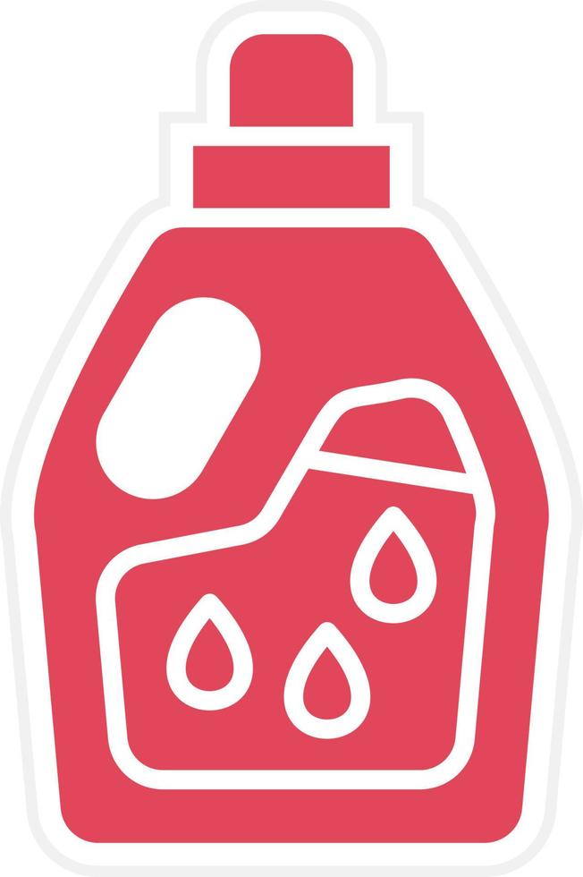 estilo de ícone de detergente vetor