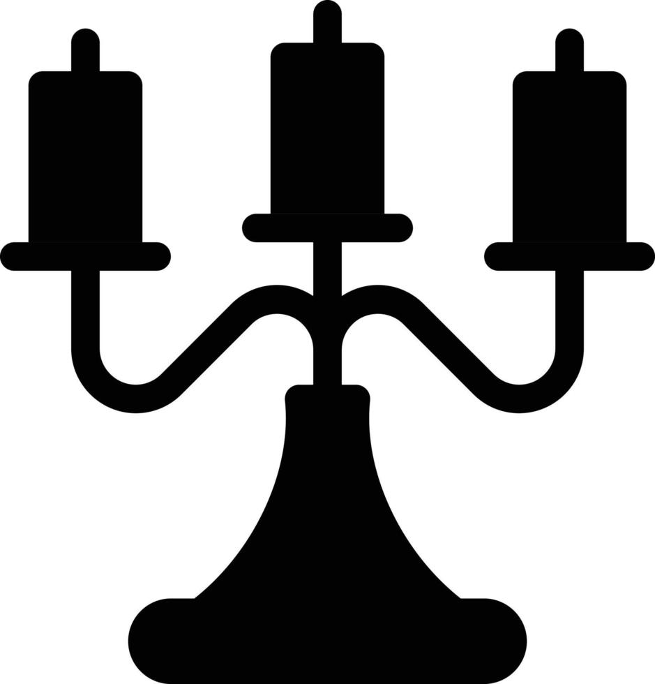 ilustração em vetor candelabro em símbolos de qualidade background.premium. ícones vetoriais para conceito e design gráfico.