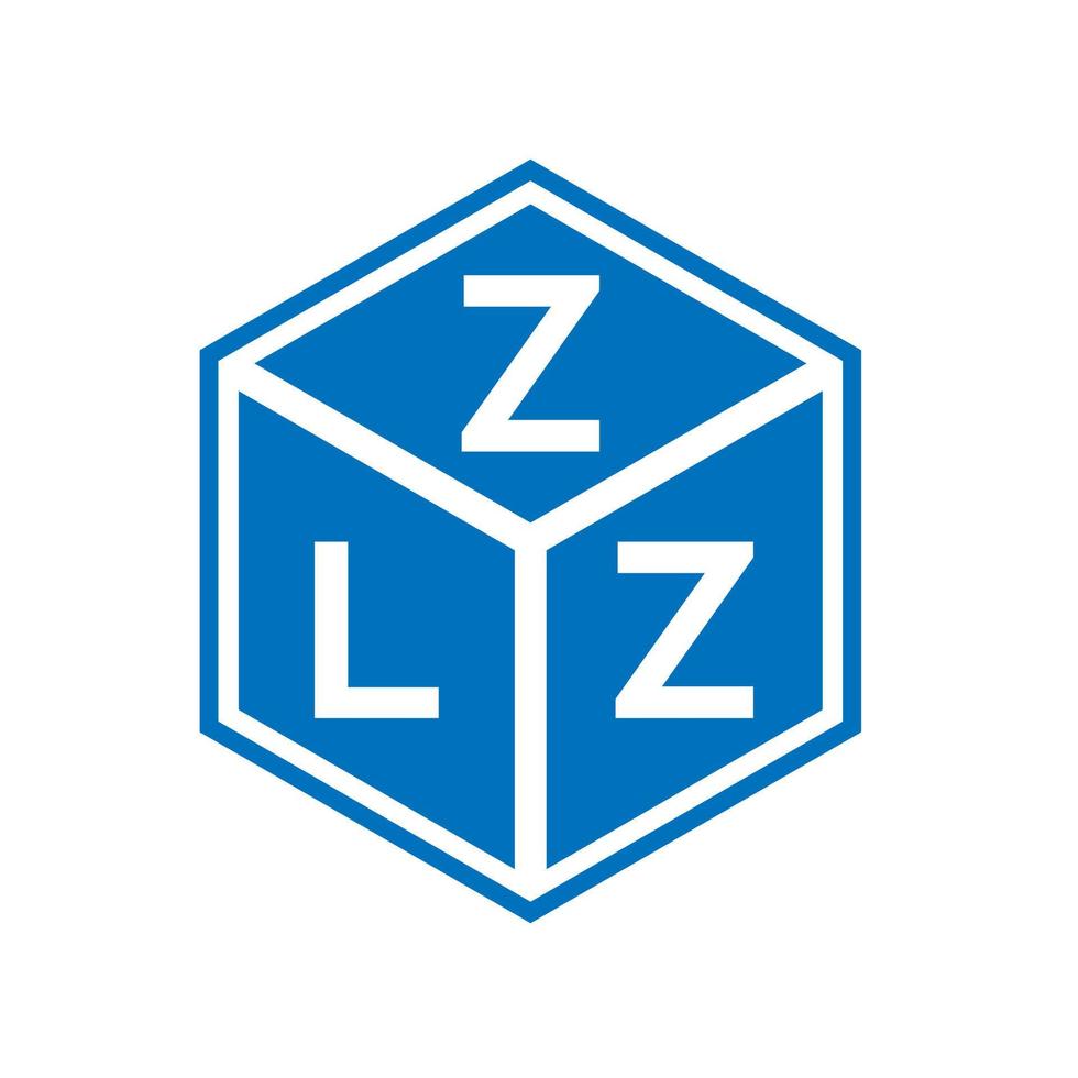 design de logotipo de letra zlz em fundo branco. conceito de logotipo de letra de iniciais criativas zlz. design de letra zlz. vetor