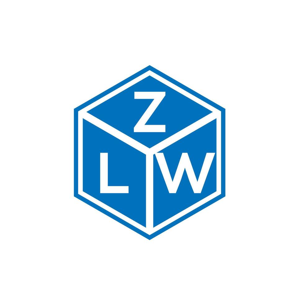 design de logotipo de carta zlv em fundo branco. zlv conceito de logotipo de letra de iniciais criativas. design de letra zlv. vetor