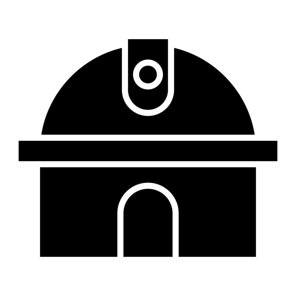 ícone de glifo do observatório vetor