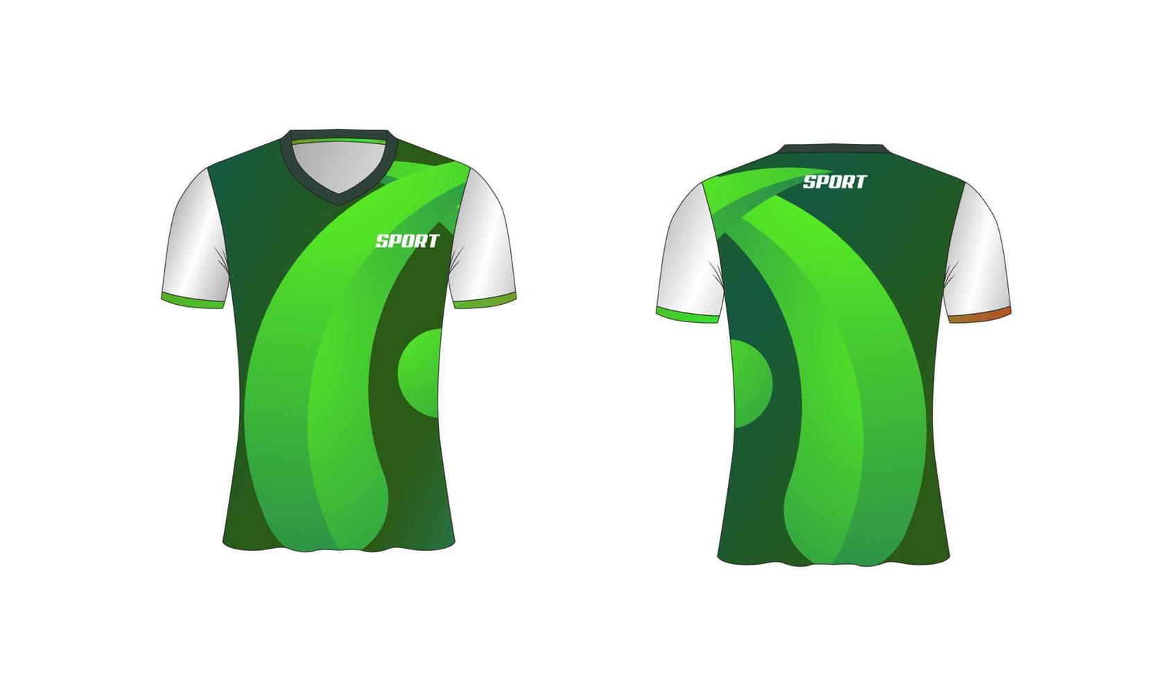 jersey é design de camiseta esportiva média para time de futebol, basquete e vôlei vetor