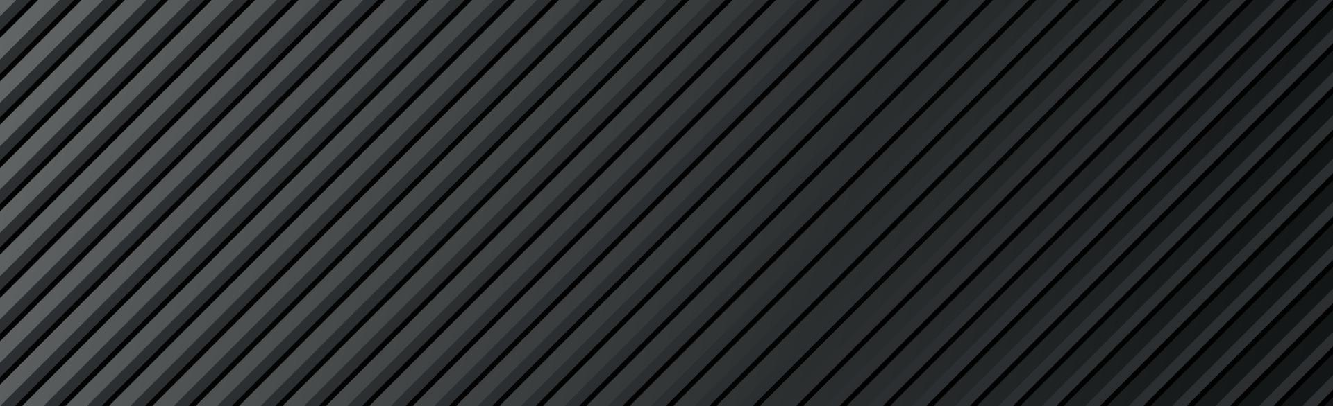 fundo de textura gradiente escuro panorâmico abstrato linhas inclinadas - vetor