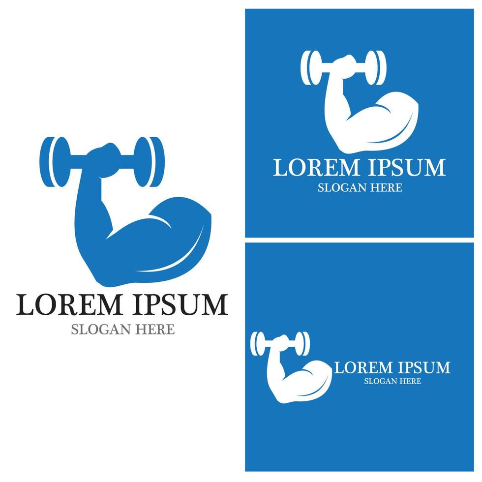 ilustração vetorial de design de logotipo de fitness vetor