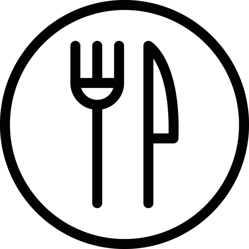ilustração em vetor faca garfo em ícones de uma qualidade background.premium symbols.vector para conceito e design gráfico.