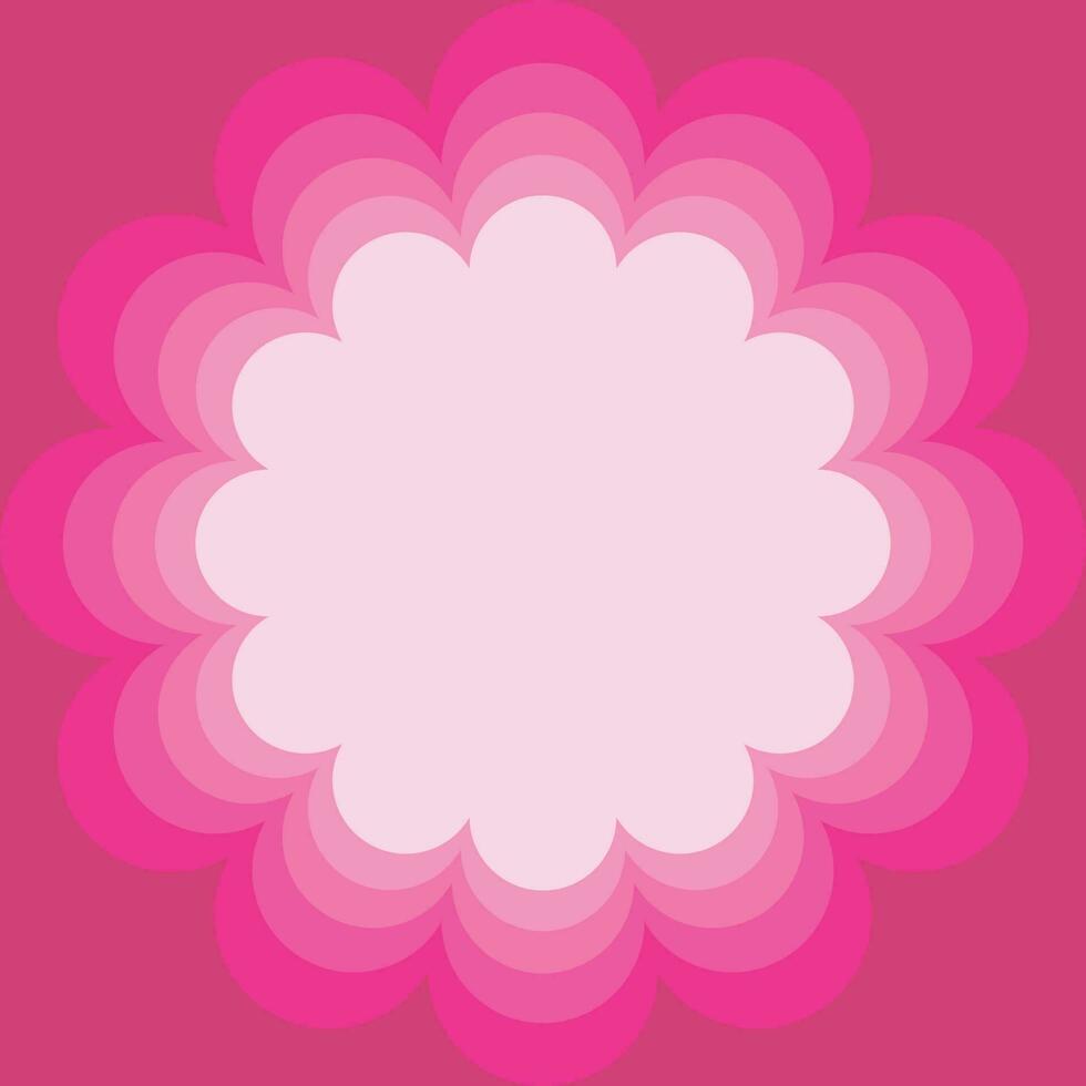 fundo sem costura com gráficos florais rosa vetor