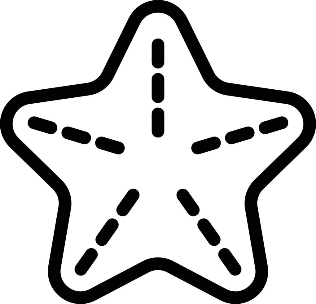 ilustração vetorial estrela do mar em ícones de uma qualidade background.premium symbols.vector para conceito e design gráfico. vetor