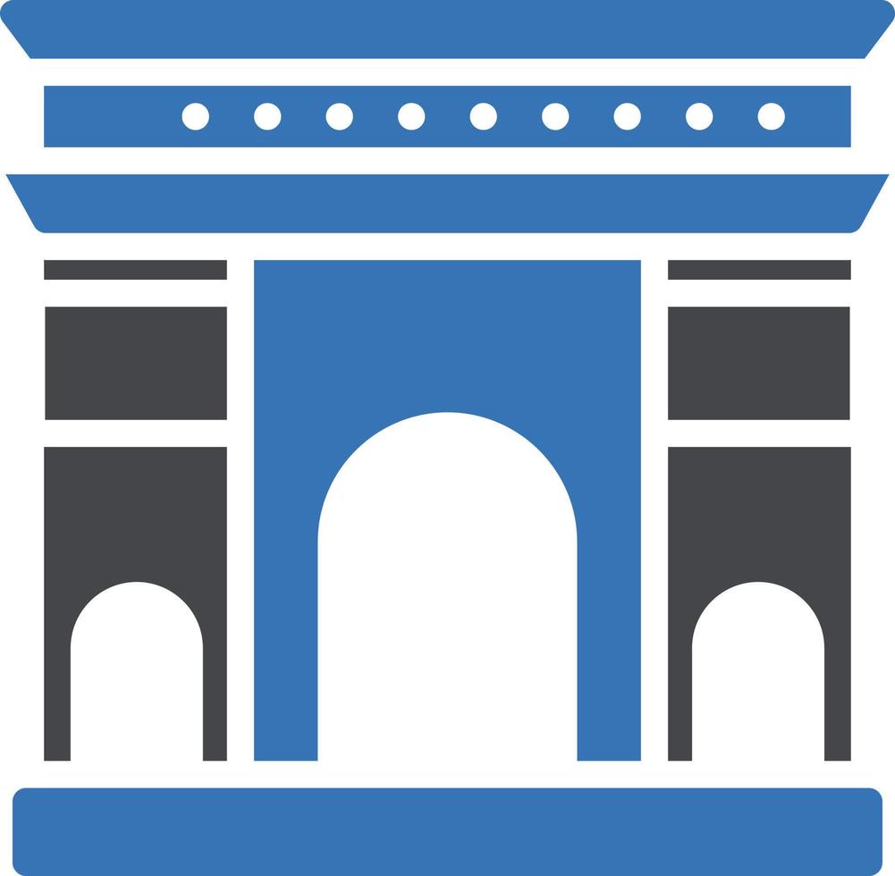 delhi portão ilustração vetorial em ícones de uma qualidade background.premium symbols.vector para conceito e design gráfico. vetor