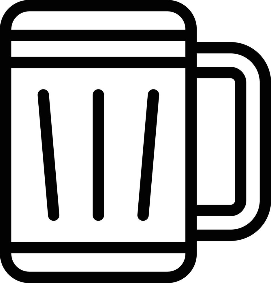 ilustração vetorial de caneca de cerveja em ícones de símbolos.vector de qualidade background.premium para conceito e design gráfico. vetor