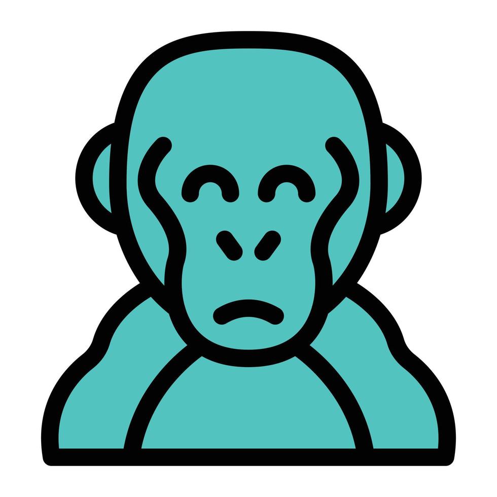 ilustração vetorial de macaco em ícones de símbolos.vector de qualidade background.premium para conceito e design gráfico. vetor