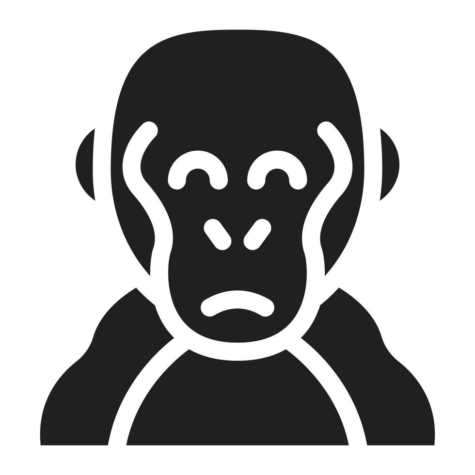 ilustração vetorial de macaco em ícones de símbolos.vector de qualidade background.premium para conceito e design gráfico. vetor