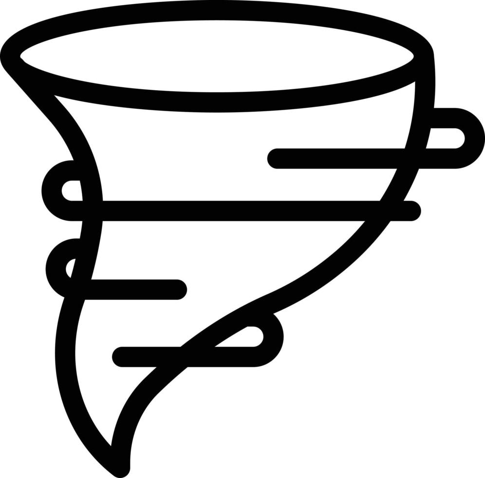 ilustração vetorial de tornado em ícones de símbolos.vector de qualidade background.premium para conceito e design gráfico. vetor