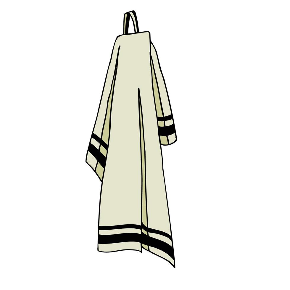 toalha de banho pendurada vetor