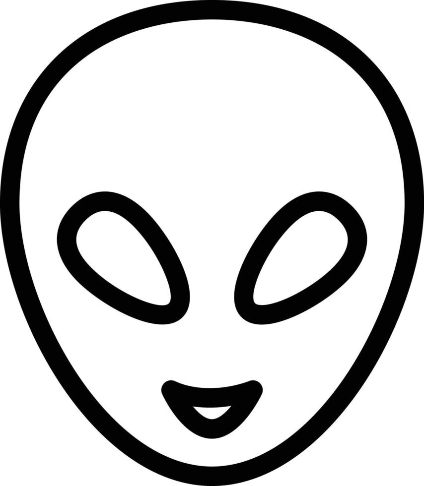 ilustração vetorial alienígena em ícones de símbolos.vector de qualidade background.premium para conceito e design gráfico. vetor