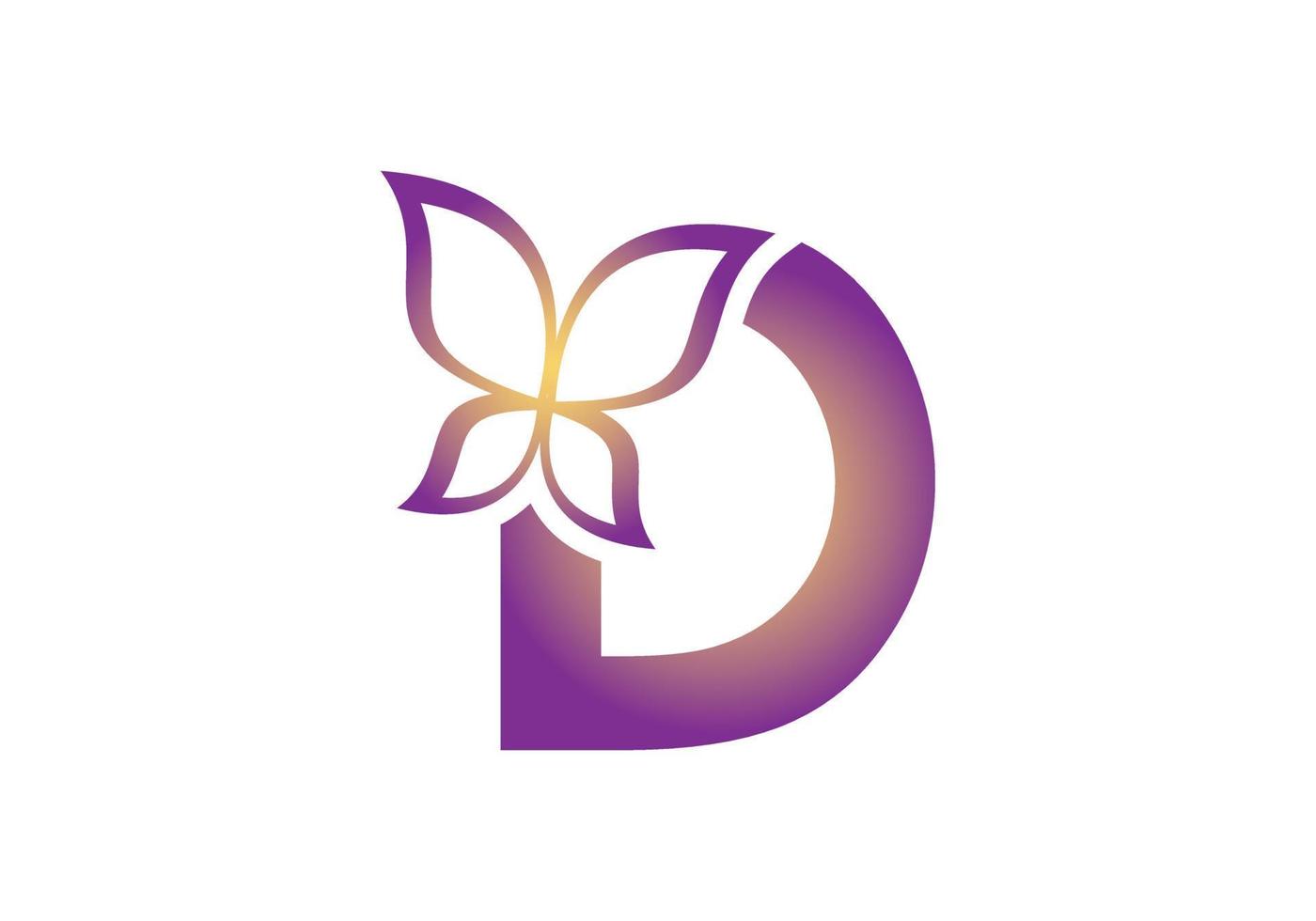 este é um logotipo criativo da letra d para o seu negócio vetor
