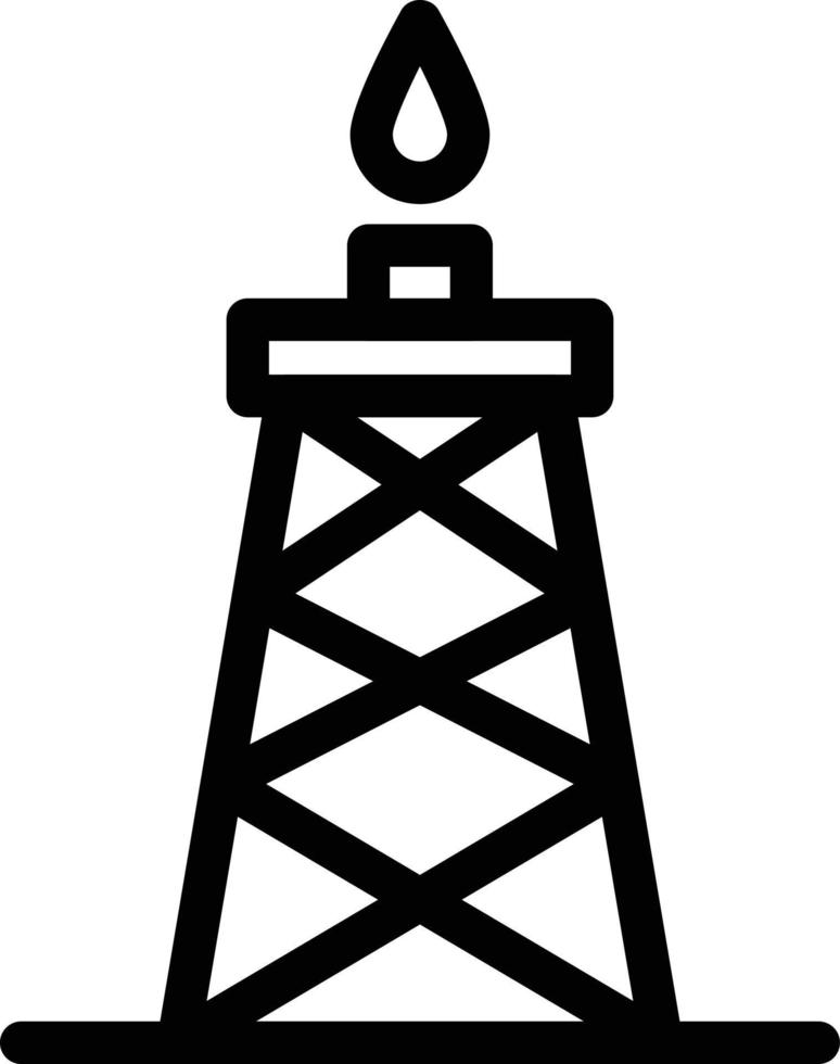 ilustração em vetor torre de óleo em ícones de uma qualidade background.premium symbols.vector para conceito e design gráfico.