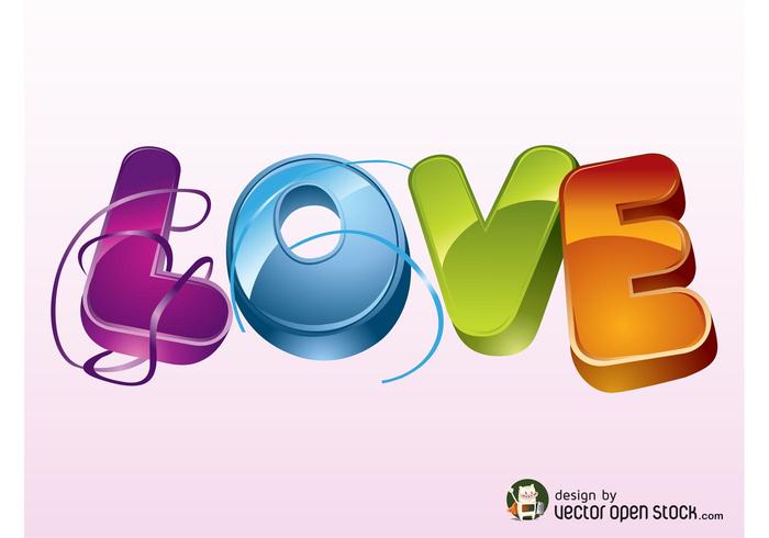 Logotipo do vetor do amor