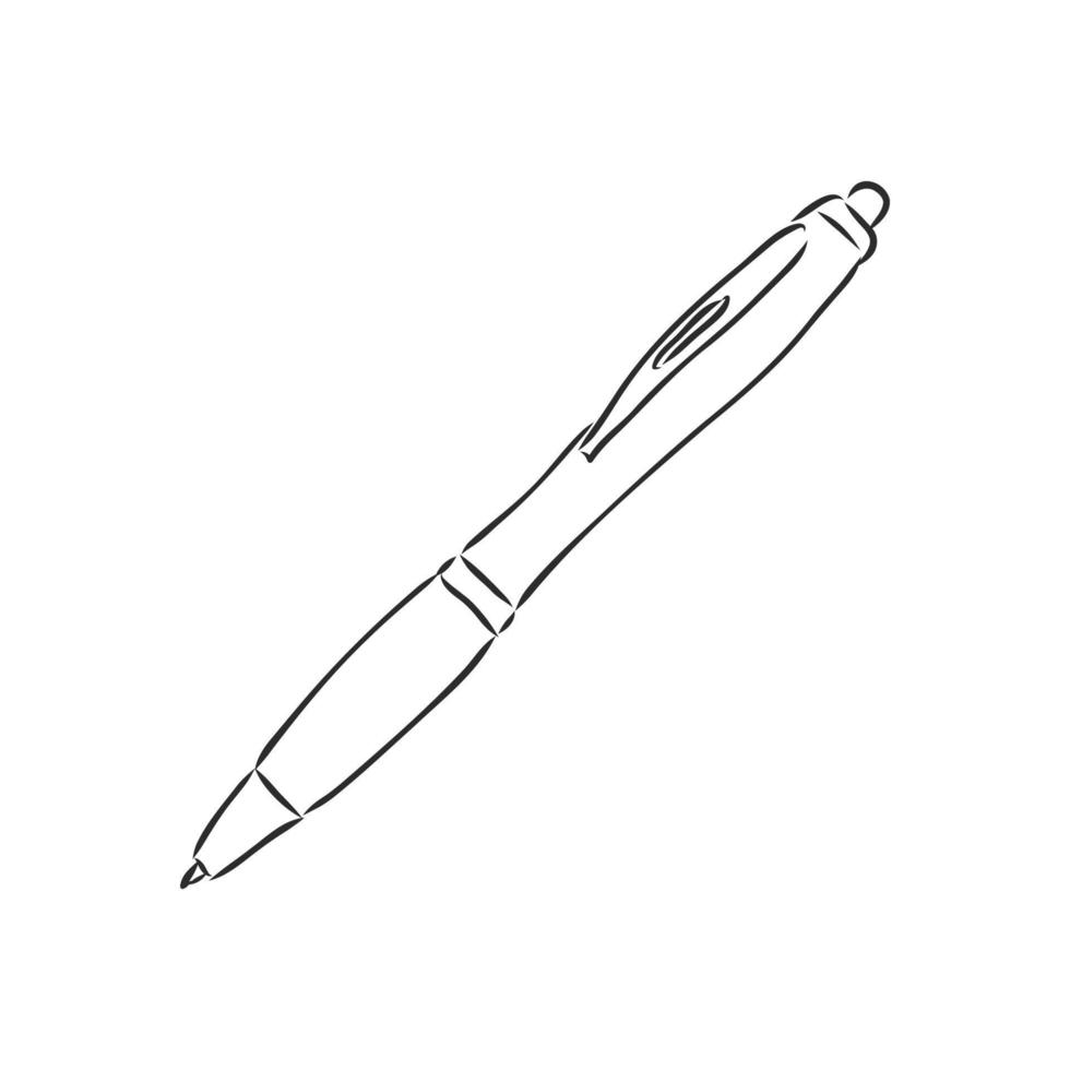 desenho de vetor de caneta
