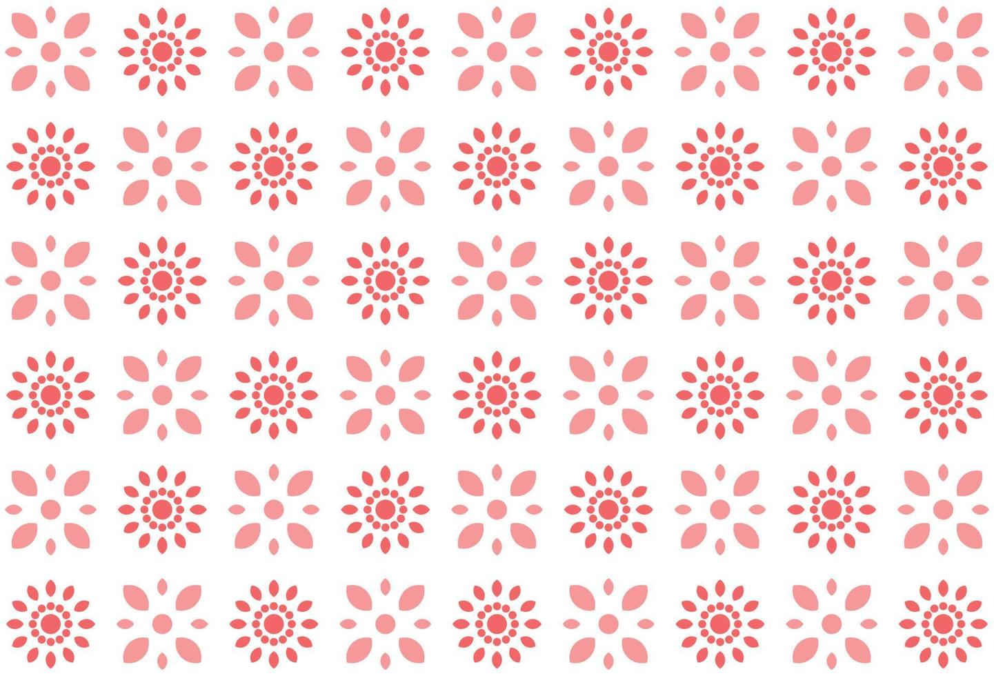 padrão sem emenda de flor rosa abstrata vetor