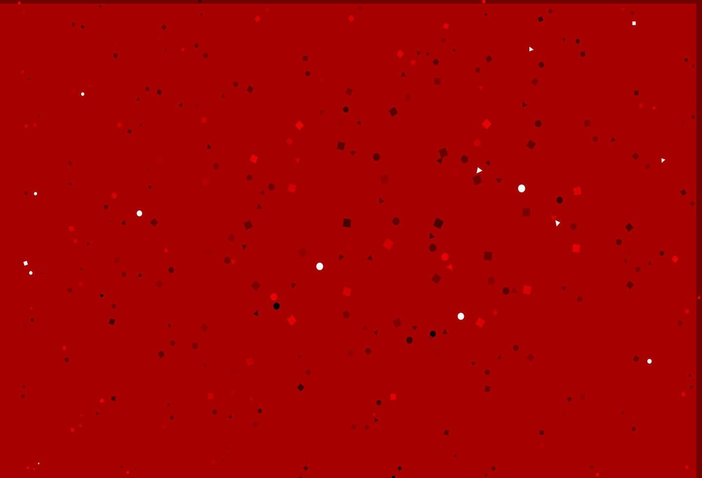 pano de fundo vector vermelho claro com linhas, círculos, losango.