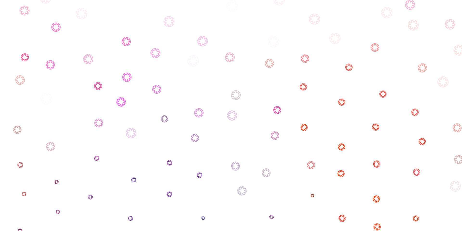 pano de fundo vector rosa, vermelho claro com pontos.