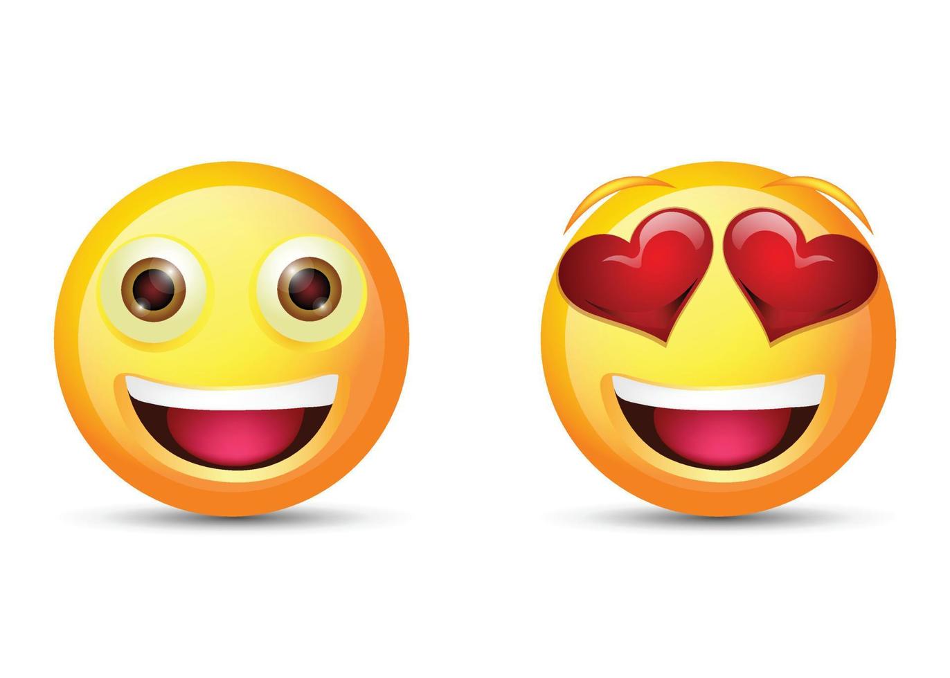 vetor de emoji feliz