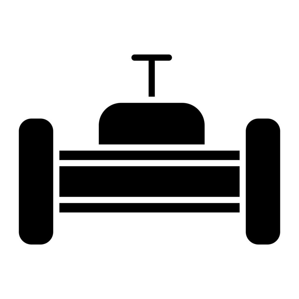 ícone de glifo de válvula vetor