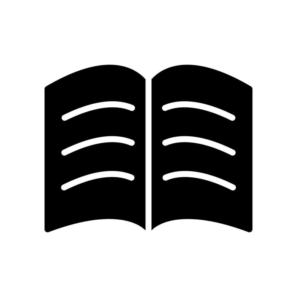 modelo de ícone de livro vetor