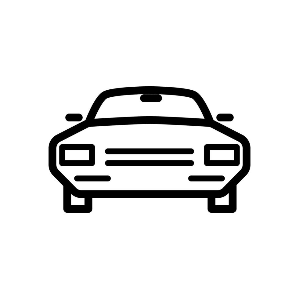modelo de ícone de carro vetor