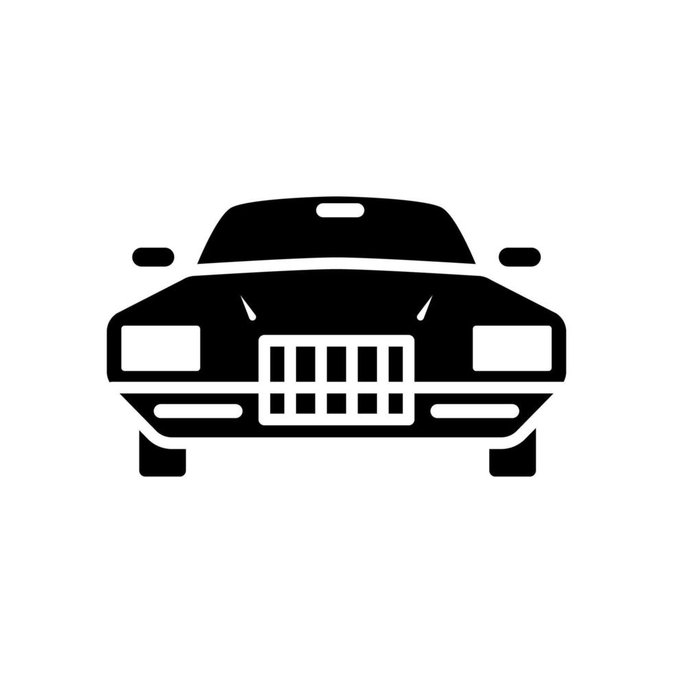 modelo de ícone de carro vetor