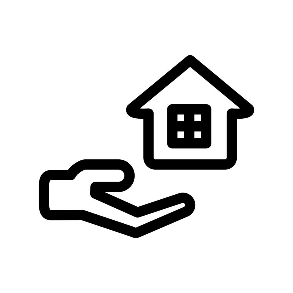 modelo de ícone imobiliário vetor