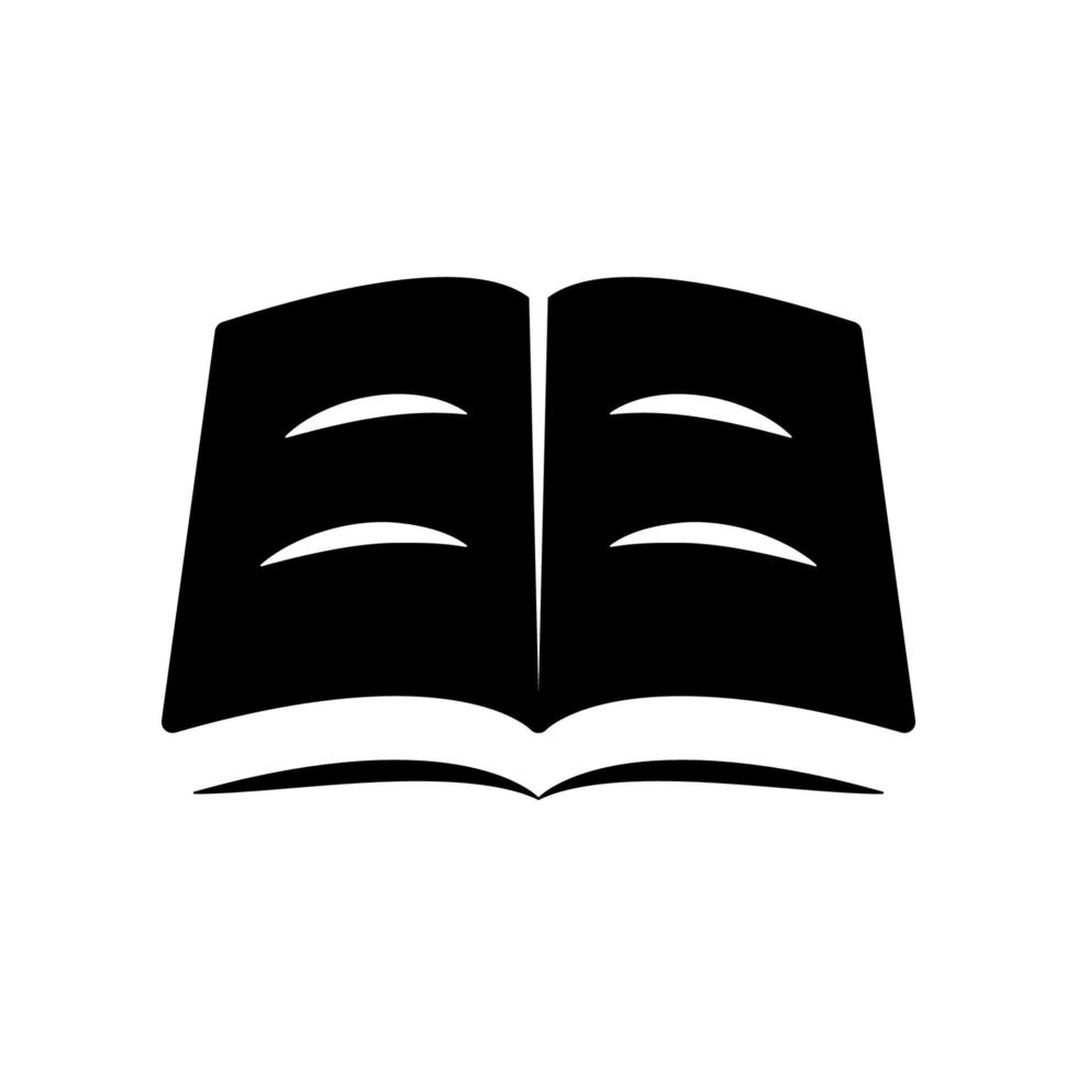 modelo de ícone de livro vetor