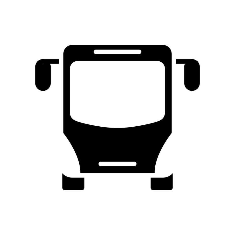 modelo de ícone de ônibus vetor