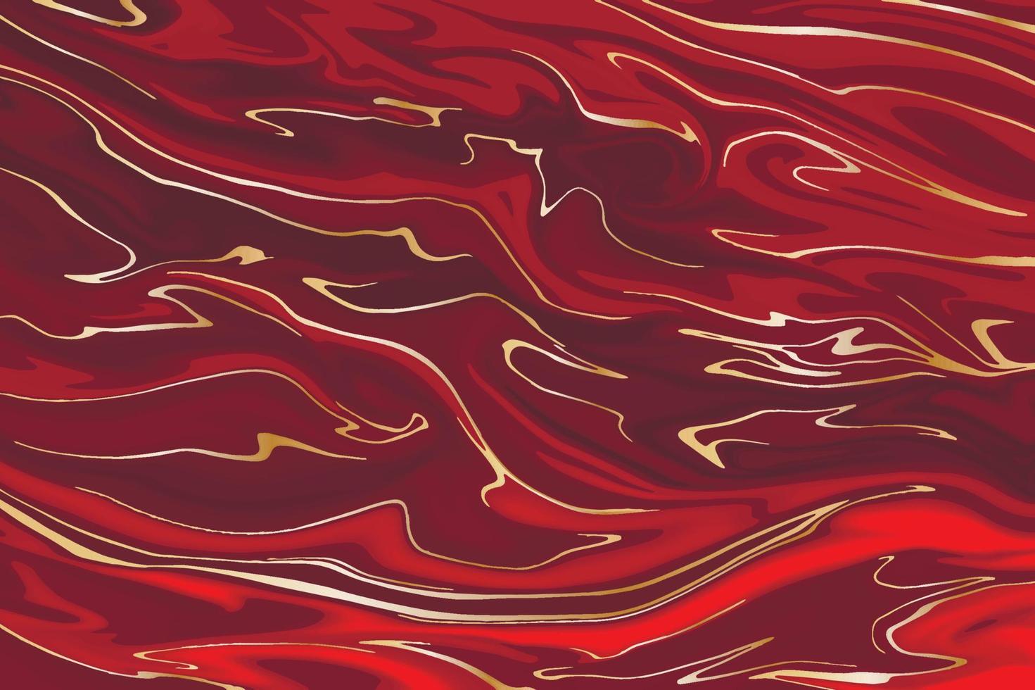 fundo vermelho de mármore líquido vetor