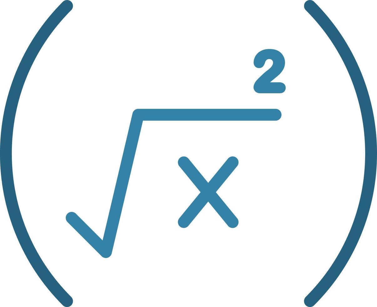 ícone de cor plana de fórmula vetor