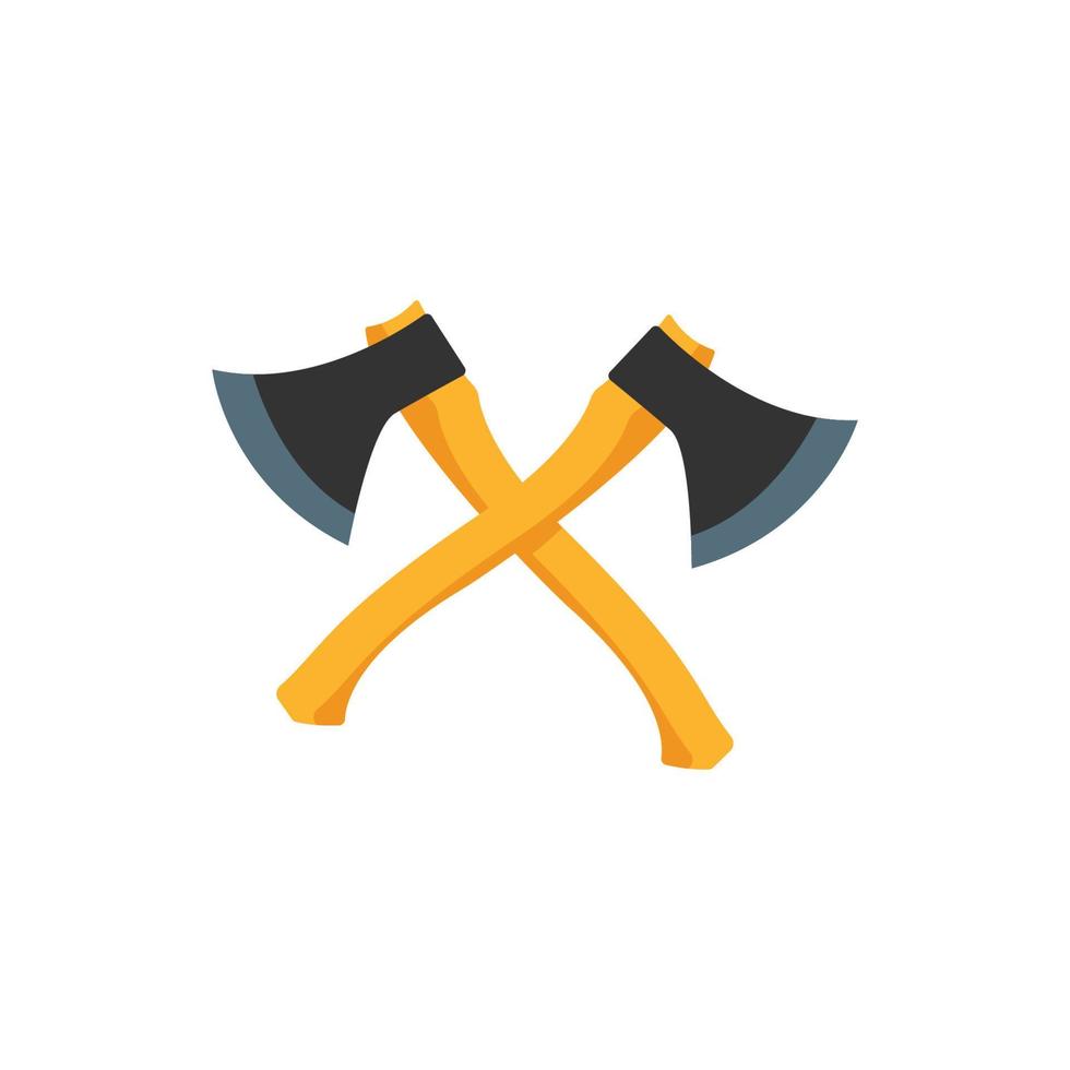 vetor de modelo de design de ícone de logotipo de machado