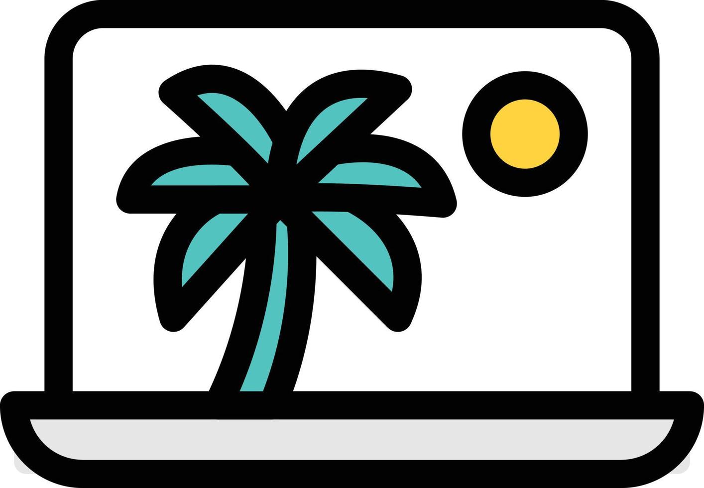 ilustração vetorial de férias on-line em ícones de símbolos.vector de qualidade background.premium para conceito e design gráfico. vetor